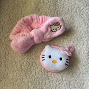 Brand new hello kitty head band and coin purse bundle